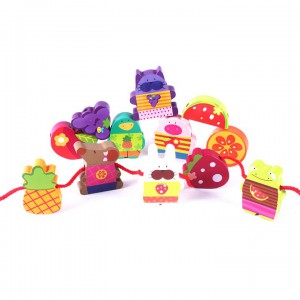 동물과일실꿰기