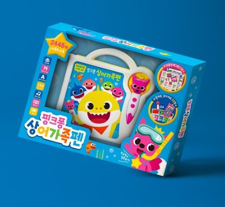 핑크퐁 상어가족 펜