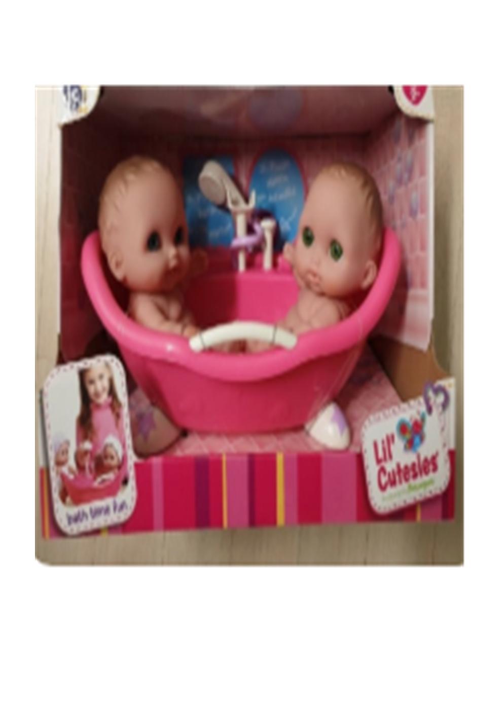 리틀큐티스 쌍둥이와 욕조(인형)