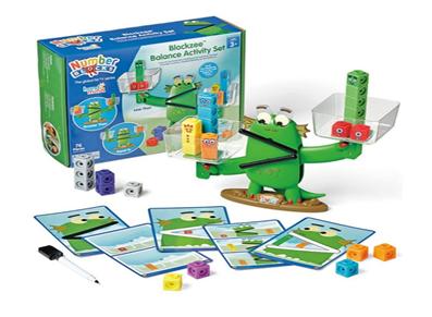 넘버블록스 블록지 양팔저울