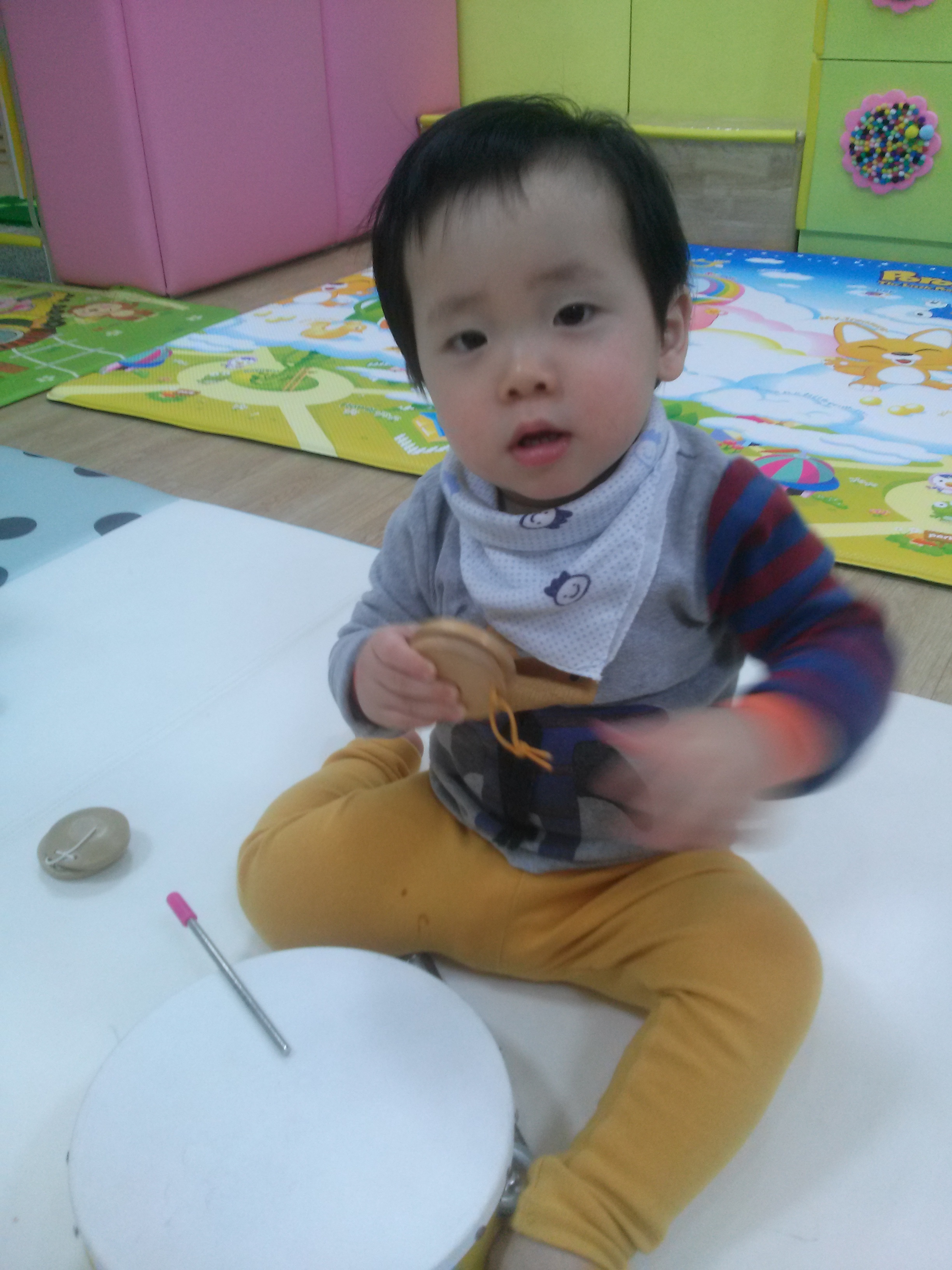 여러가지 리듬악기를 탐색해요(야간시간제보육)