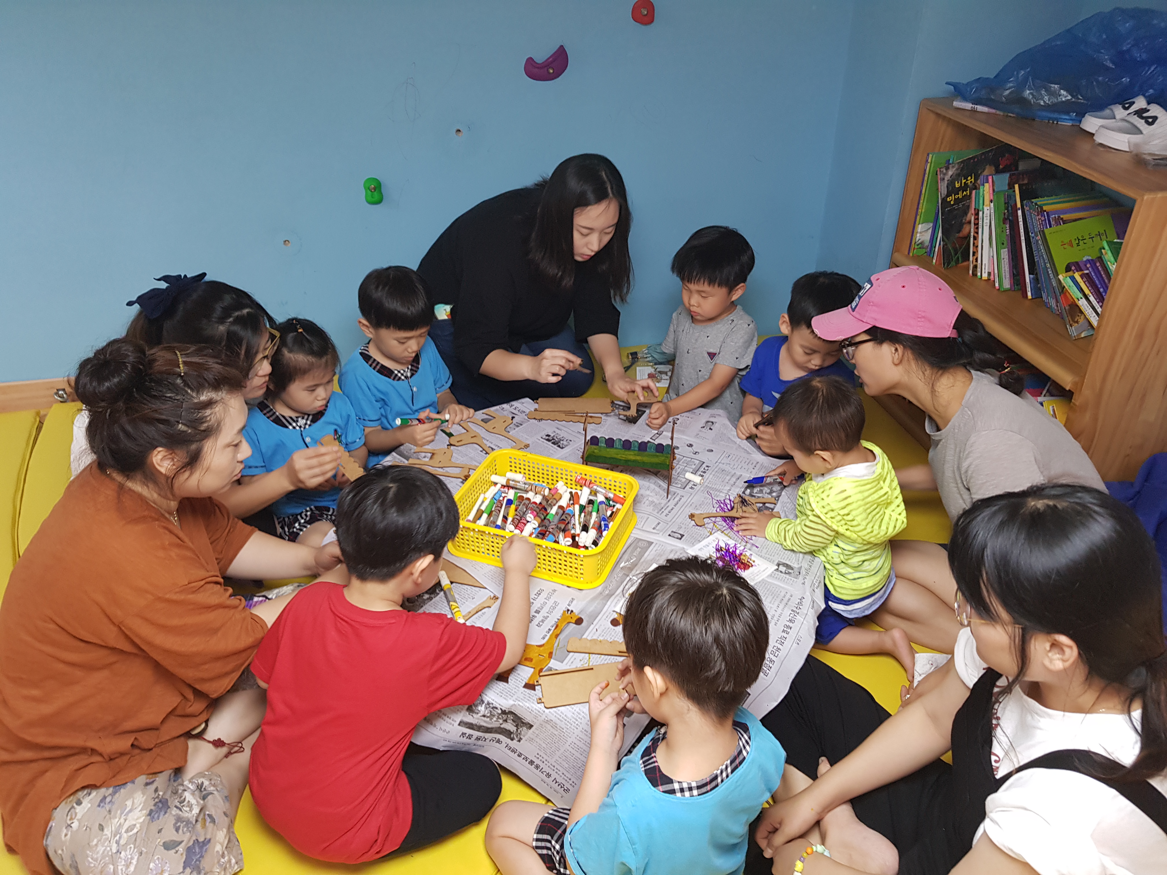 다락방프로그램 기린선반만들기