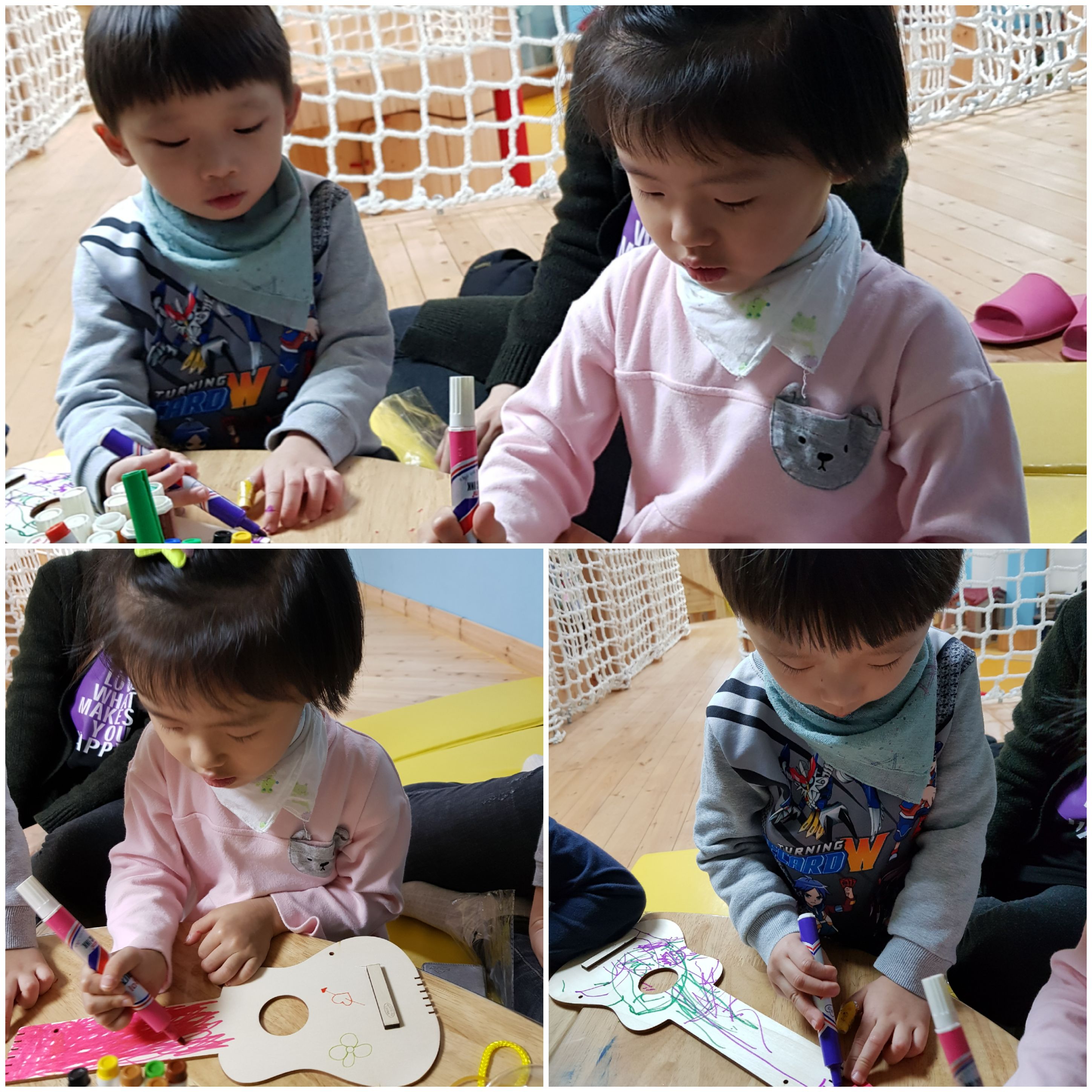 나무통기타를 해요~~~