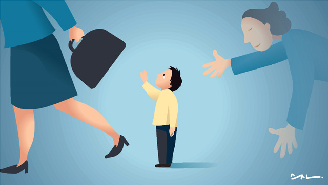 ‘까꿍 놀이’로 떨어져 있는 연습을 해요