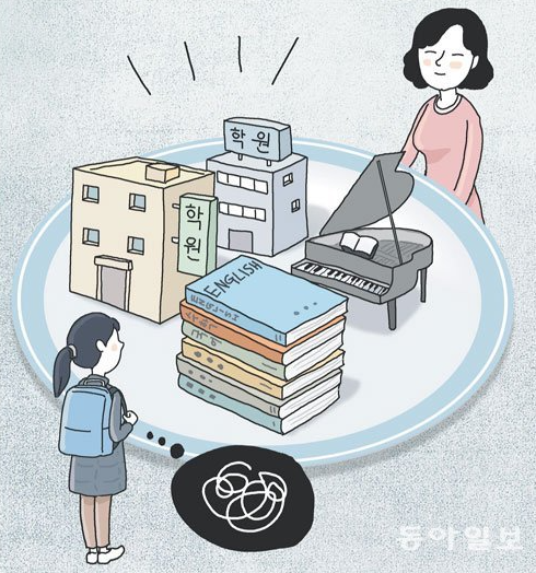 아이 학습의지 꺾는 과잉 교육